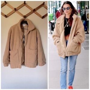 I.AM.GIA Pixie Teddy Jacket - sable - Xs